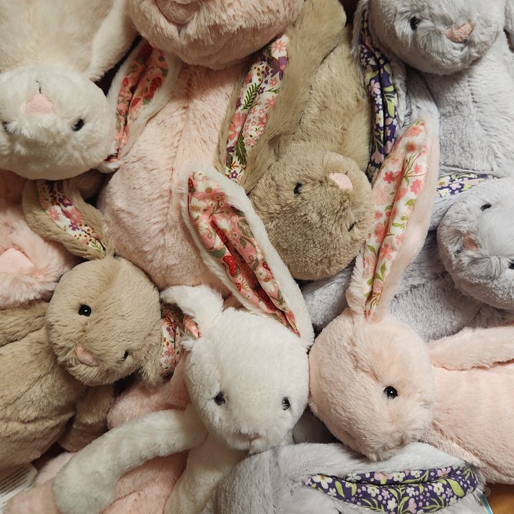 Jellycat | Blossom Bashful Bunny Small Blush Cherry at Milk Tooth Australia