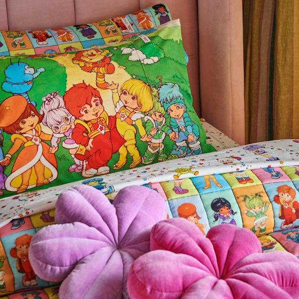 Kip and Co x Rainbow Brite Friends Pillowcase Milk Tooth