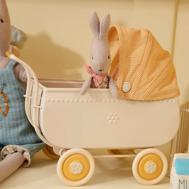 Maileg | Pram Micro Yellow at Milk Tooth Australia