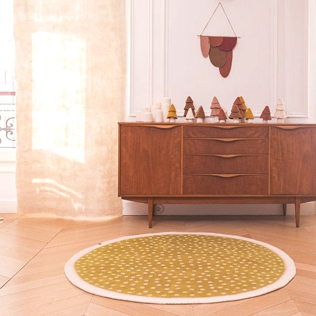 Muskhane | Wool Floor Rug in Paddy Pollen