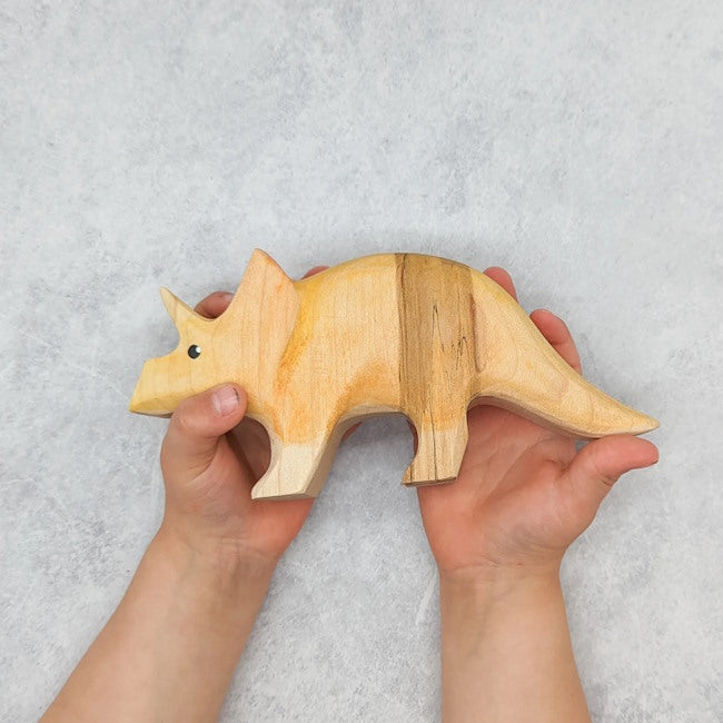 NOM Handcrafted | Dinosaur Triceratops Vibrant at Milk Tooth Australia