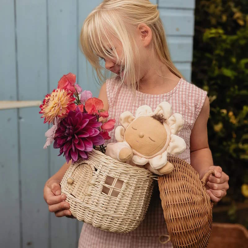 Olli Ella Dinkum Dolls Rattan & Seagrass Change Baskets Cozy Dozy Dinky Dolls Berry Baskets Strolleys