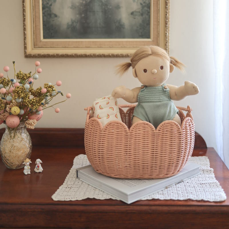 Olli Ella | Petal Basket Seashell Pink