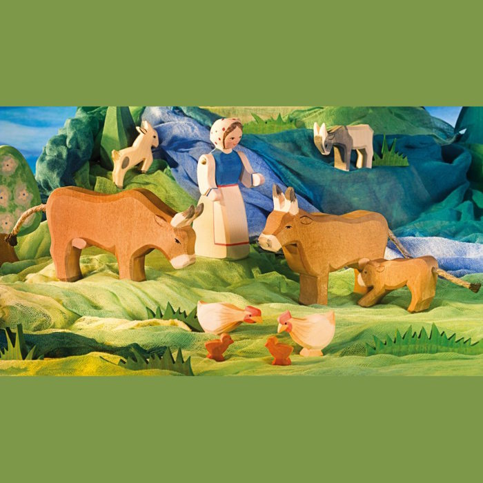 Ostheimer | Wooden Toy | Cows | Alp Cow