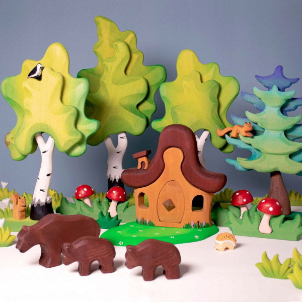 Sustainable Wood Toys: Kooky Collectible Pecanpals Made from Rubber Trees
