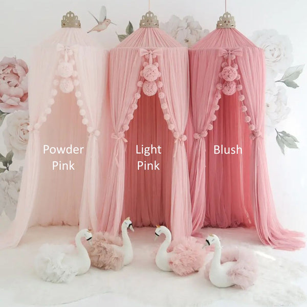 Spinkie Baby | Mini Pom Garland | Blush - Milk Tooth