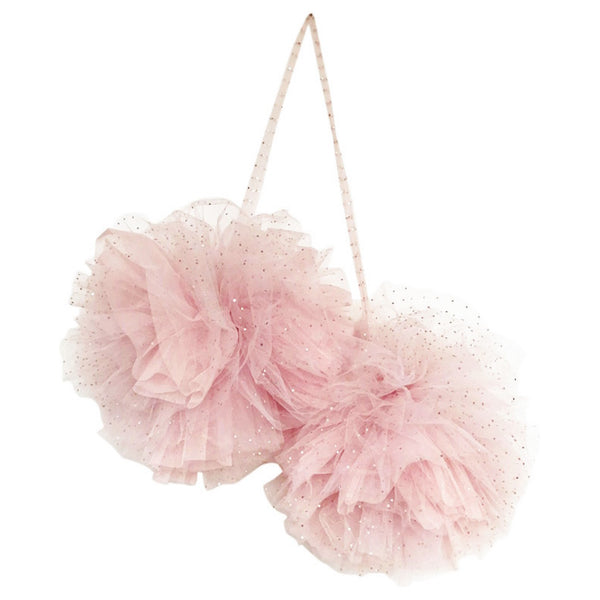 Spinkie Baby | Large Sparkle Pom Garland | Light Pink - Milk Tooth