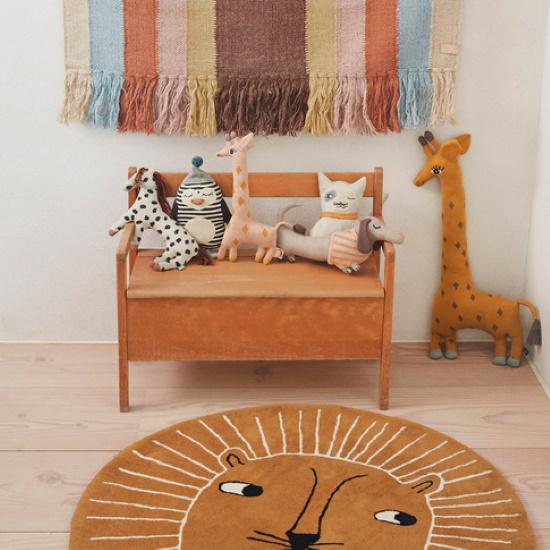 Nursery lion hot sale rug